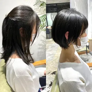 ショート ✨圧倒的満足度◎ 小顔美人ショート✨佃のヘアスタイル