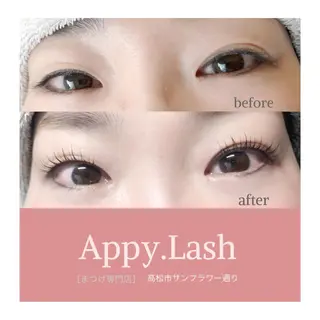 マツエク・マツパ まつげと眉の専門店 Appy.Lashのマツエク・マツパデザイン