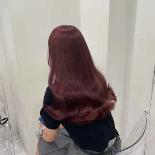 ロング カラー ヘアアレンジ ❣️ブリーチなし暖色 ayu❣️のヘアスタイル