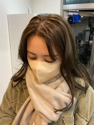 セミロング ボブ/透明感カラー 🧸YUI❤️のヘアスタイル