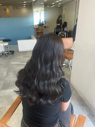 セミロング カット/パーマ/カラ ー清本耕介のヘアスタイル