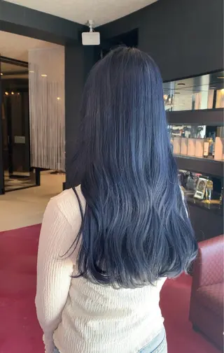 ロング カラー 松山 大輝のヘアスタイル