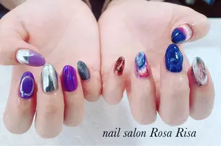 ミディアム ネイル ネイルスタジオ シェイクユアハンズのネイルデザイン