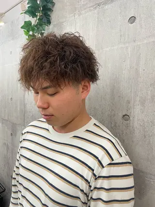ショート パーマ メンズ 奈良/生駒/FEEL /ﾉｶﾞﾐﾄｼｷのヘアスタイル