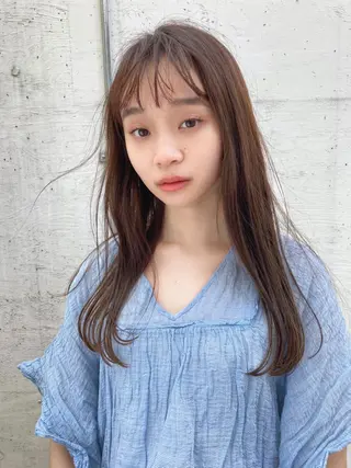 ロング カラー お洒落ベージュ🤎 代官山shibukiのヘアスタイル