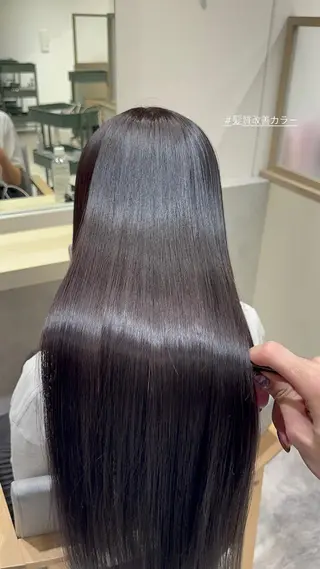 ロング カラー LOVESTOIKE 井上つぐみ/透明感のヘアスタイル