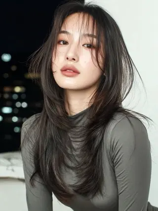 ロング カラー 🌛ダブルカラー 🌜SAYAKAのヘアスタイル