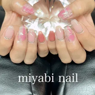 ネイル miyabi nail 桂川駅近くのネイルデザイン