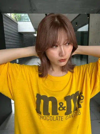 ミディアム カラー 透明感/ダブルカラー /kazui🐈のヘアスタイル