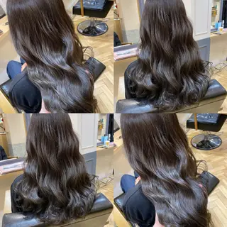 ロング カラー 艶カラー/韓国顔周り 🎀mamiのヘアスタイル