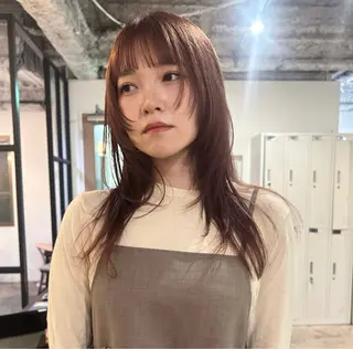 ロング カラー ヘアアレンジ 🎀suzuna 透明感colorのヘアスタイル