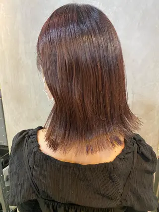 ミディアム カラー ヘアアレンジ stylist/蛯谷 珠里のヘアスタイル