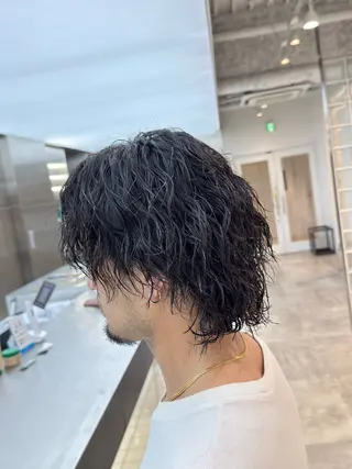 ミディアム パーマ fifth 児玉達哉 当日予約🙆のヘアスタイル