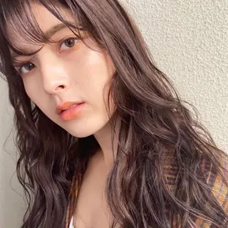 ロング カラー 韓国ヘア /男女❄️ 細江 美紅のヘアスタイル
