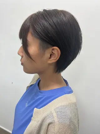 ショート 【北千住】🌈韓国風 レイヤー✨小顔カットのヘアスタイル