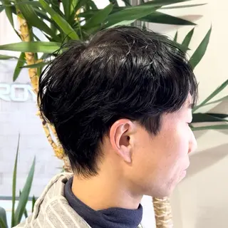 パーマ メンズ aura所属・カラー/メンズパーマ 岩角昂音のヘアスタイル