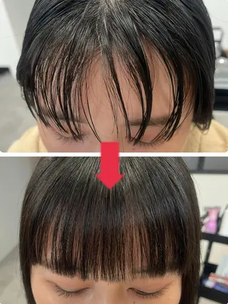 カイト/透明感カラー /メンズヘアのヘアスタイル