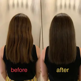 ミディアム カラー 薄毛ケア/痒みケア オガワシンペイのヘアスタイル