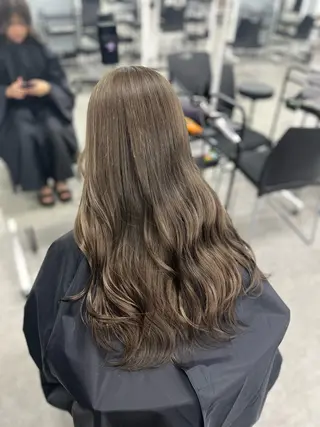 カラー ベージュ・ラベンダー カラー🎀りりのヘアスタイル