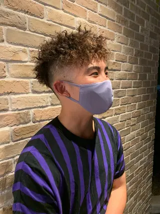 パーマ 青柳 有咲のヘアスタイル