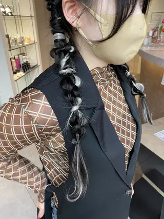 ヘアアレンジ 梅田/美髪カラー/ ガーリー🎀/Noeのヘアスタイル