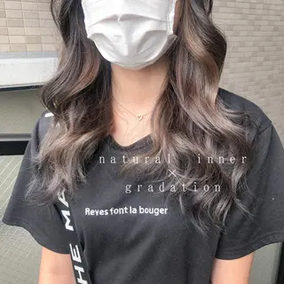 ロング カラー カラーパティシエ facce🌼ikoのヘアスタイル