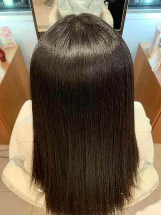 セミロング ✨艶カラー/韓国ヘア ✨momoriのヘアスタイル