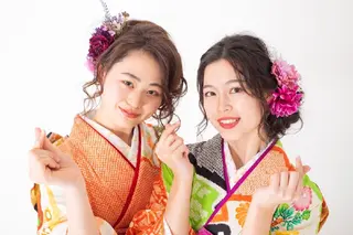 セミロング ヘアアレンジ Hair&Make  Delight*のヘアスタイル