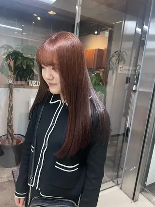 ロング カラー マツエク/透明感 カラー🤍ゆうのマツエク・マツパデザイン