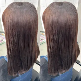 カラー ヘアメ🎀推しカラー 🥣横浜/しほ🧸のヘアスタイル