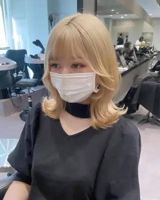 セミロング 銀座／レイヤーカット 🤍内野すみれのヘアスタイル