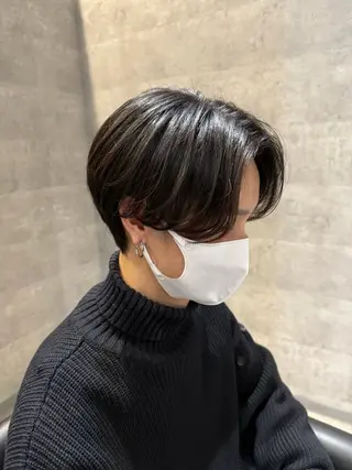 ミディアム パーマ メンズ _WHITE鳳店所属・_WHITE /藤田唯生のヘアスタイル