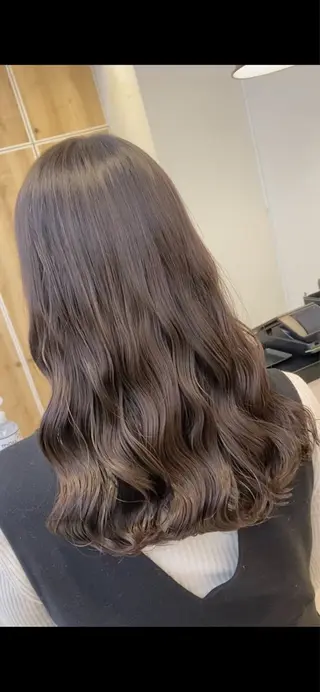 ロング パーマ 米山 龍音のヘアスタイル