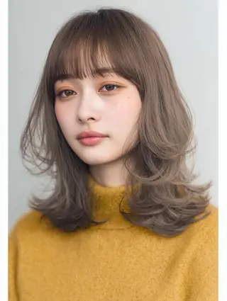 ミディアム 美容室難民支持率No １✨生艶髪✨DAL.のヘアスタイル