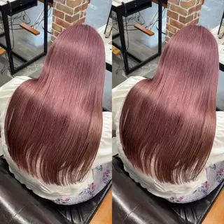 ロング MOMO KAのヘアスタイル