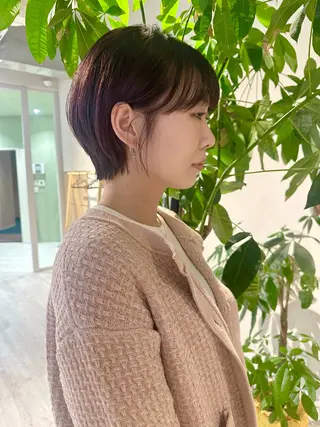 ショート シェアサロンコネクト所属・Chiho/ 博多/パーマ/ボブのヘアスタイル
