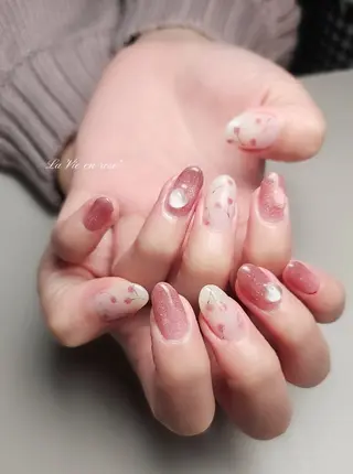 ネイル ラヴィアン ローズのネイルデザイン