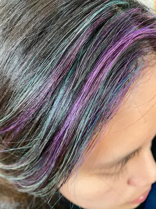 セミロング カラー パーマ ヘアアレンジ メンズ キッズ HairSignature所属・ブリーチ指名神戸 No.1美容師RENのヘアスタイル