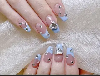 ネイル 🐳彩羽チップ 長さだし専門🐳のネイルデザイン