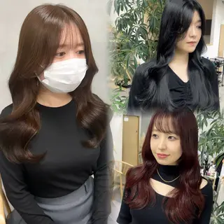 カラー 高山 アミのヘアスタイル