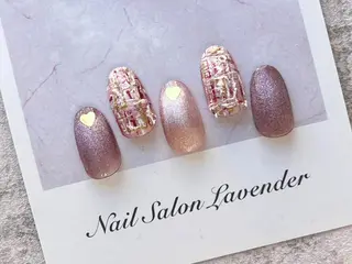 ネイル 佐藤 ニーナ★ラベンダーのネイルデザイン