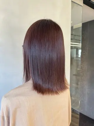 ミディアム カラー 木寺 樹莉のヘアスタイル