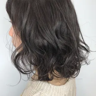 ミディアム カラー sano sayakaのヘアスタイル