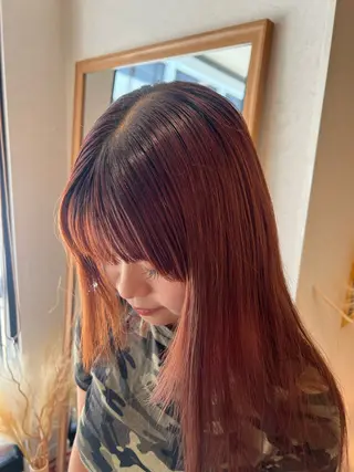 セミロング ハイレイヤー/ カラー/nanamiのヘアスタイル