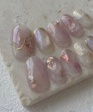 ネイル flower nail salon所属・あや✨🌸長さだし カワイイ系ピンク専門のネイルデザイン