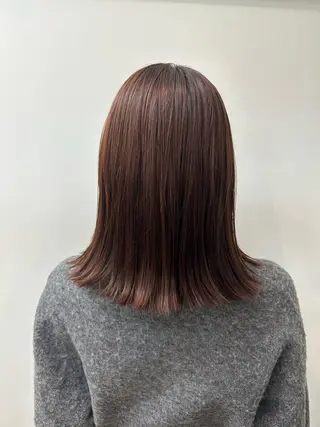 セミロング カラー raguna所属・raguna🌿 足立雄穂のヘアスタイル