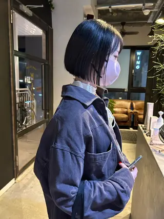 ショート カラー メンズヘア/レイヤー /ボブ山内春輝のヘアスタイル