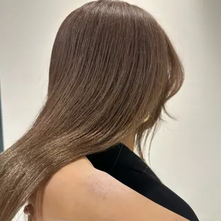 セミロング カラー 赤み消しカラー🌿‬ 透明感/Hikariのヘアスタイル