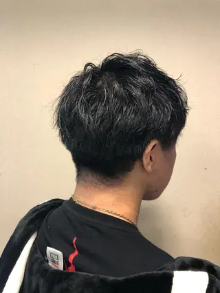 パーマ メンズ ケアブリーチ /髪質 改善/古橋圭史郎のヘアスタイル