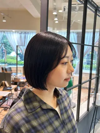 ミディアム Lumier de mashu所属・nana/ボブ/ レイヤー/メンズのヘアスタイル
